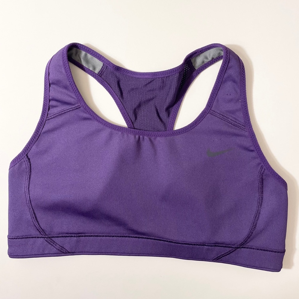Nike Purple DRI-FIT Sports Bra Size (small)